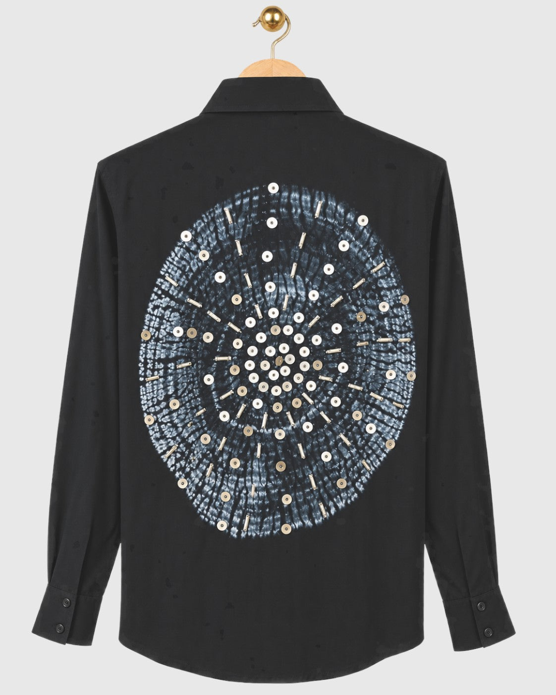 Black Stripe Tie-Dye Shirt — view 2