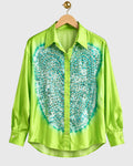Green & Turquoise Heart Shirt — view 1