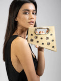 Wheat Mini Quad Clutch