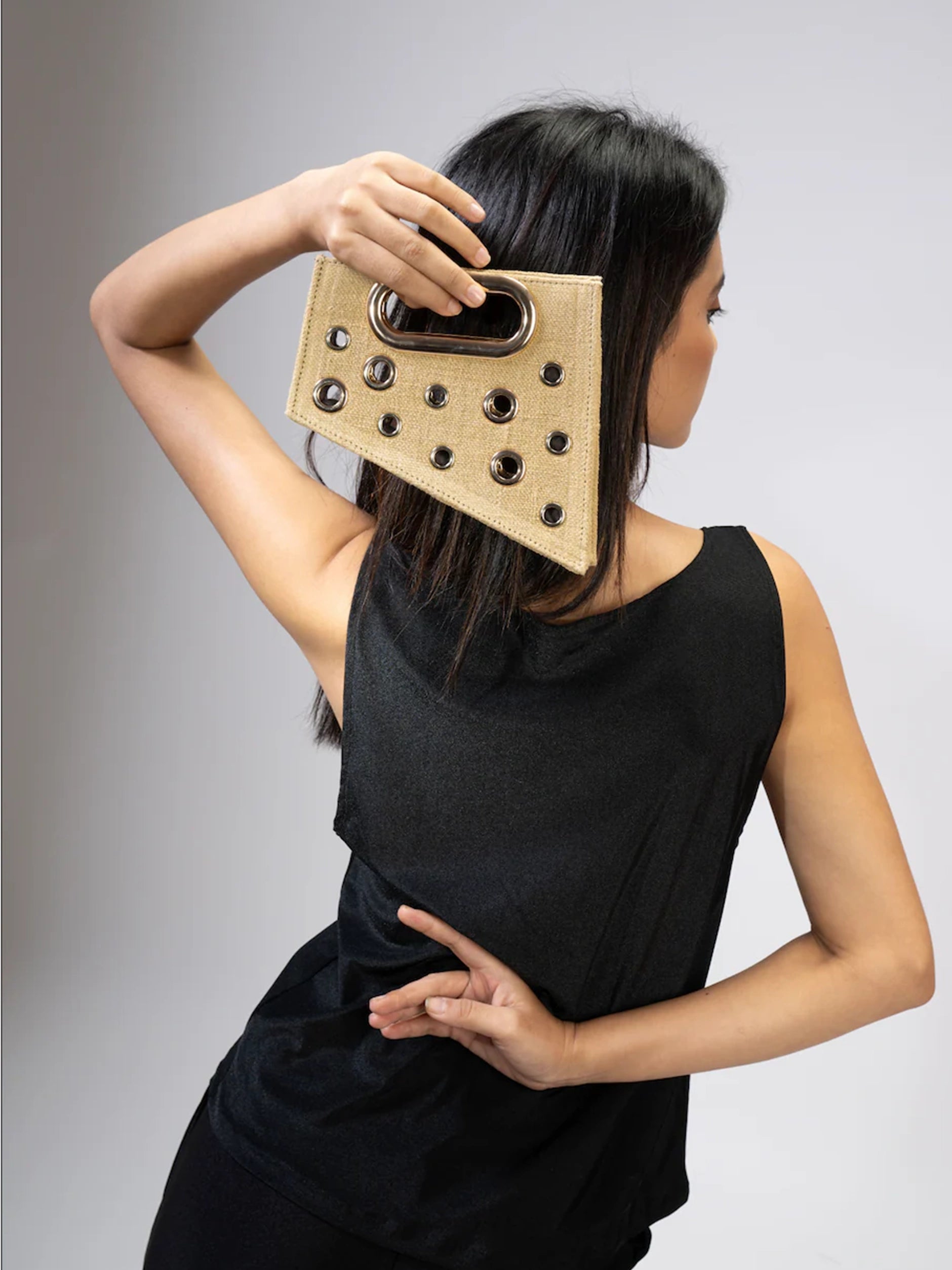 Wheat Mini Quad Clutch