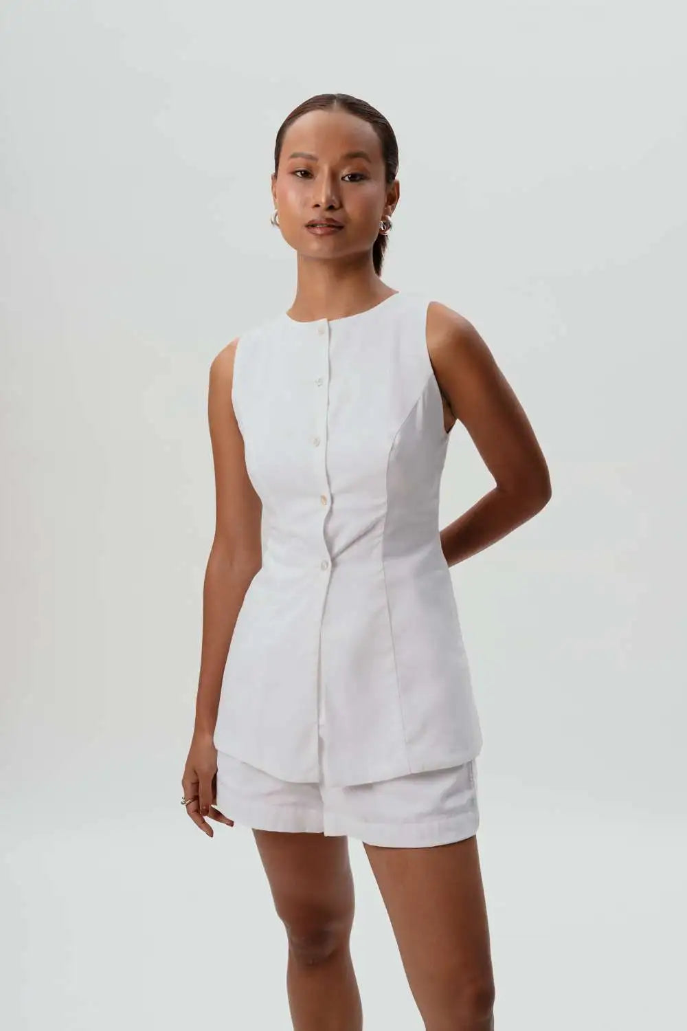 Celine Shorts White
