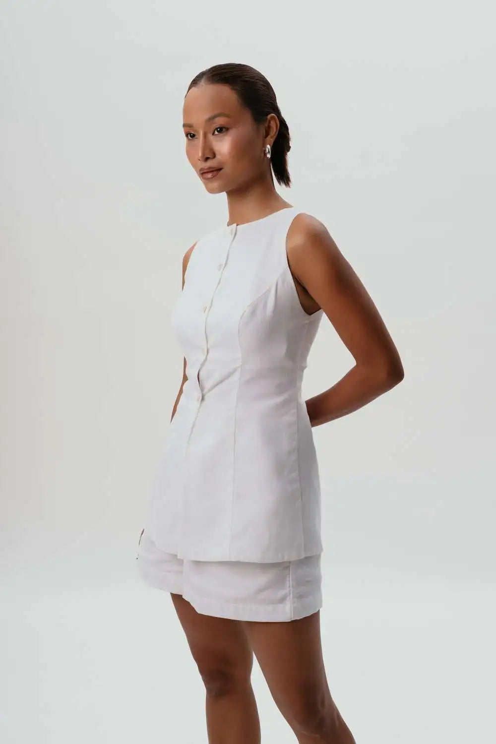 Celine Shorts White