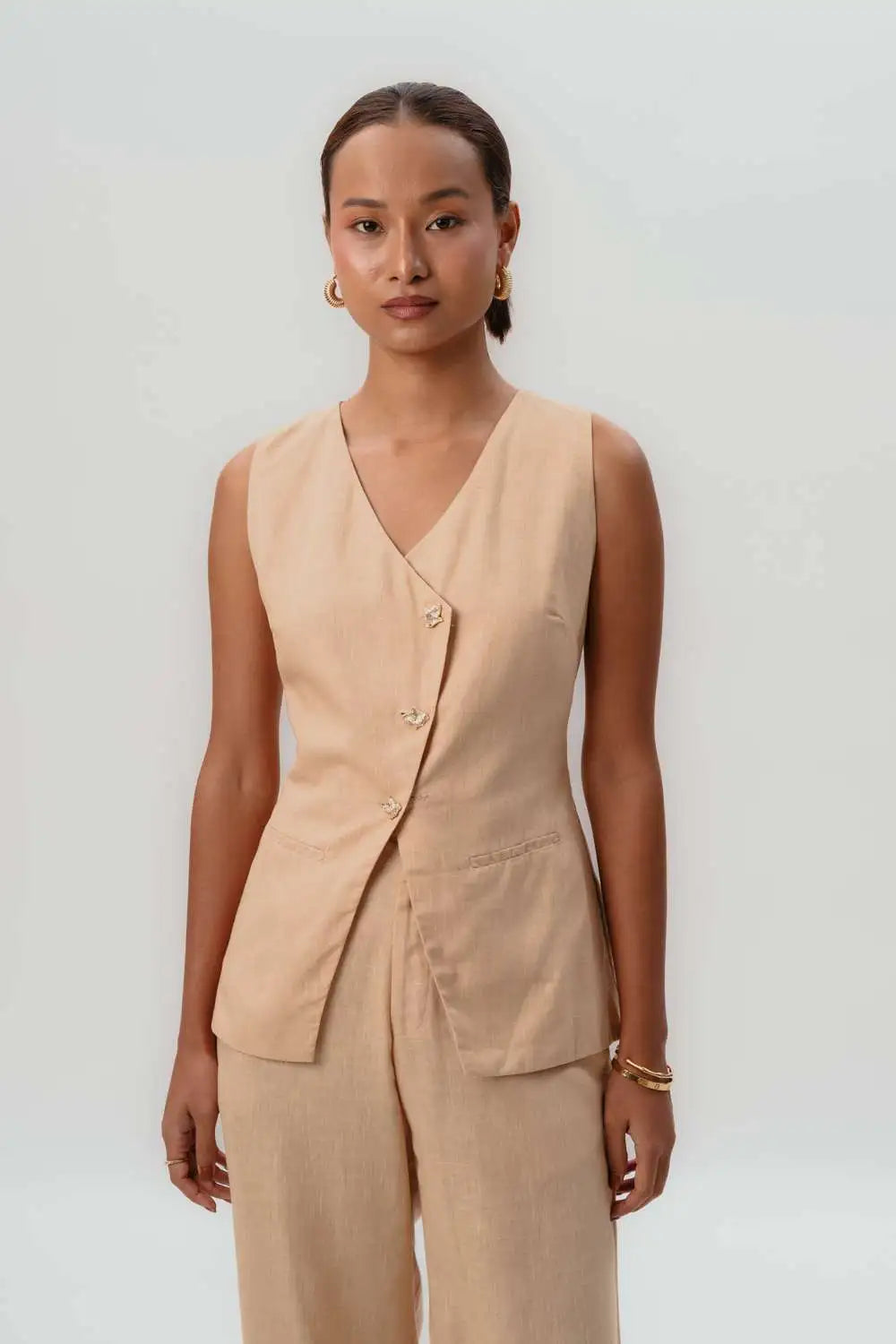 Esme Beige Vest