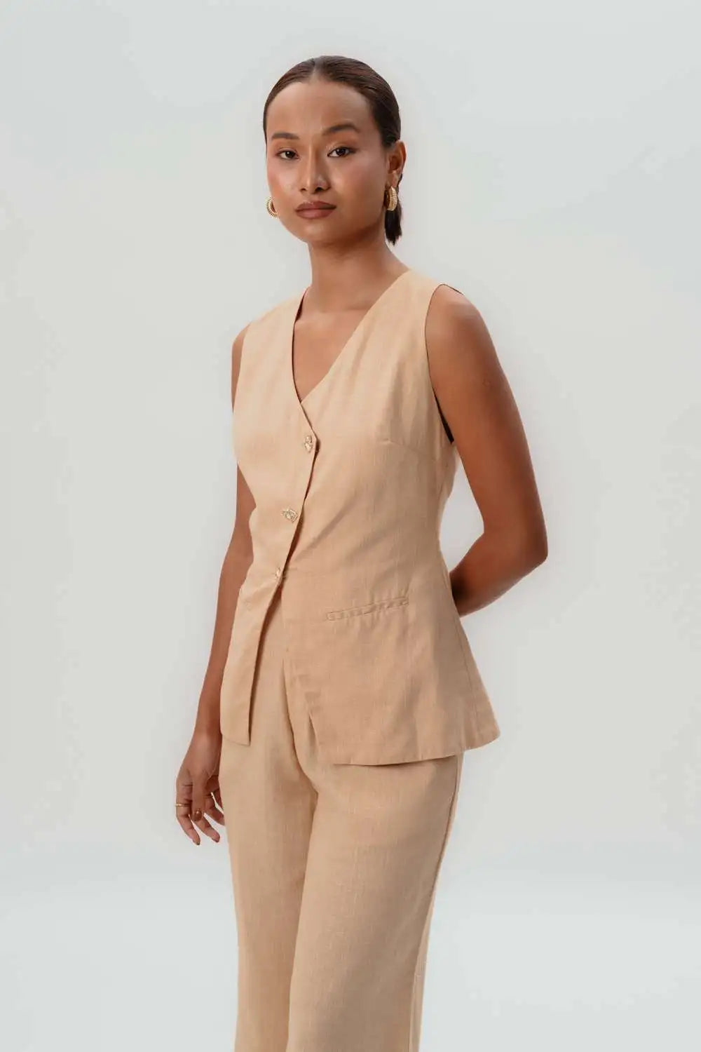 Esme Beige Vest