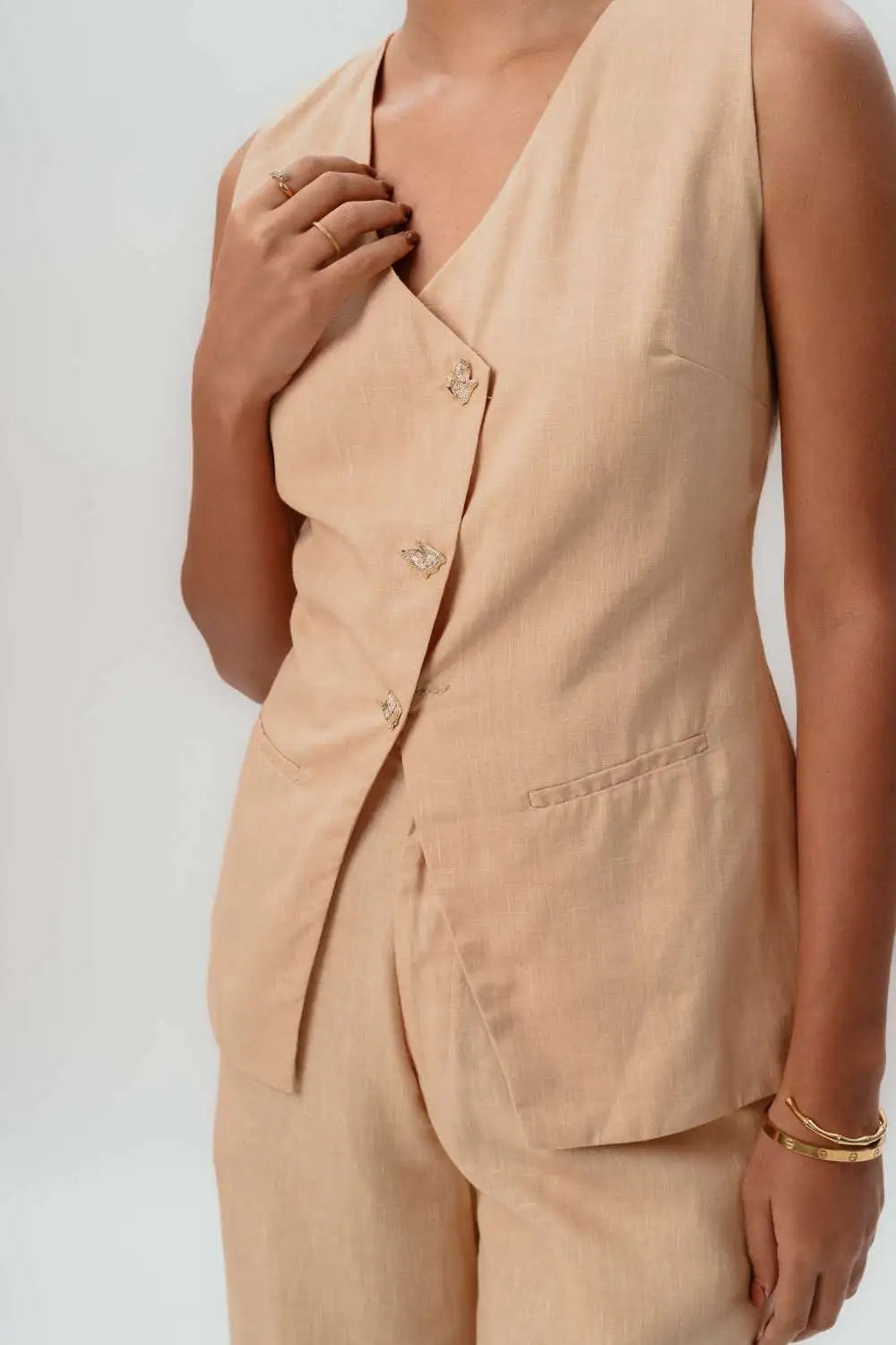 Esme Beige Vest