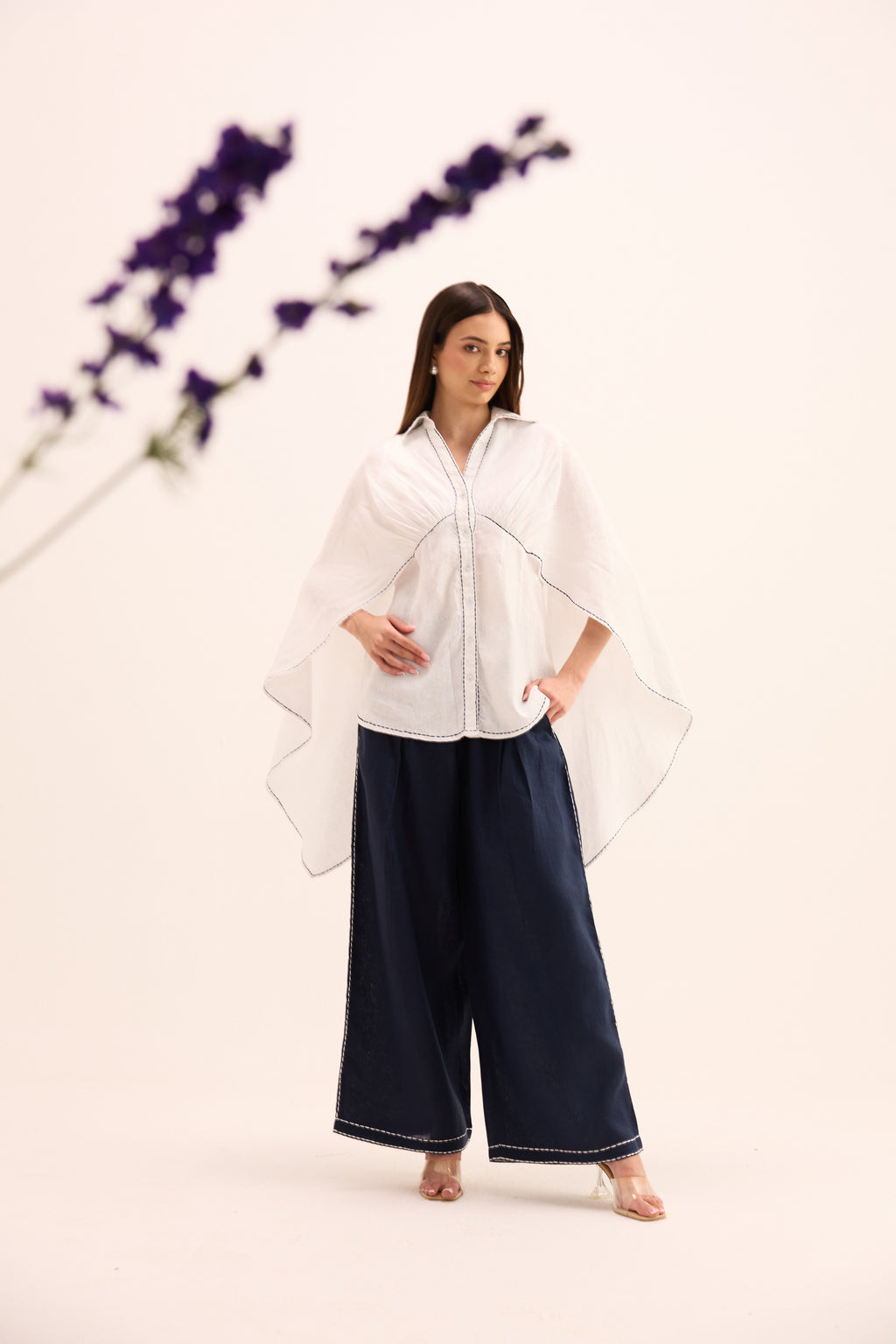 Nami Linen Cape Set