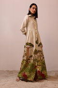 Verdant Linen Shirt Dress
