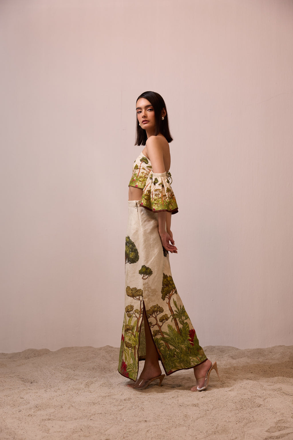 Canopy Linen Skirt Set
