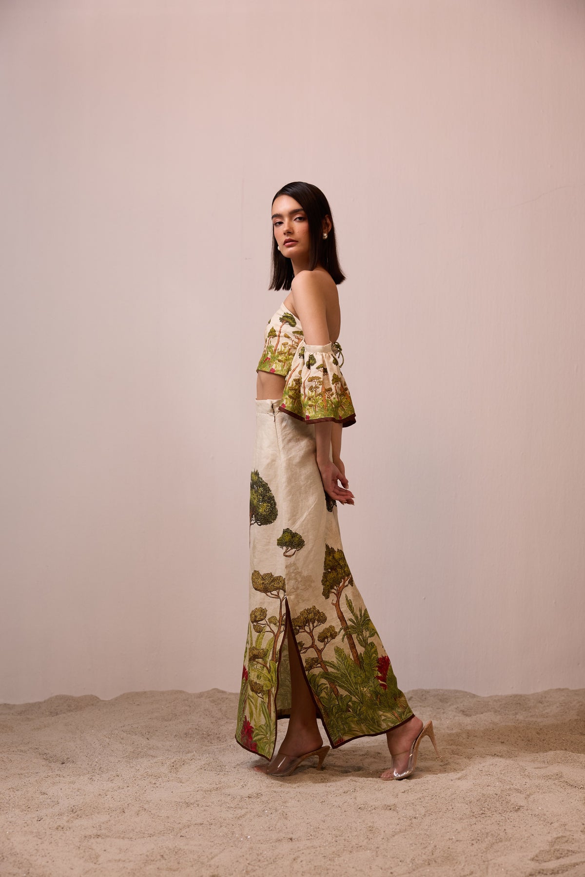 Canopy Linen Skirt Set
