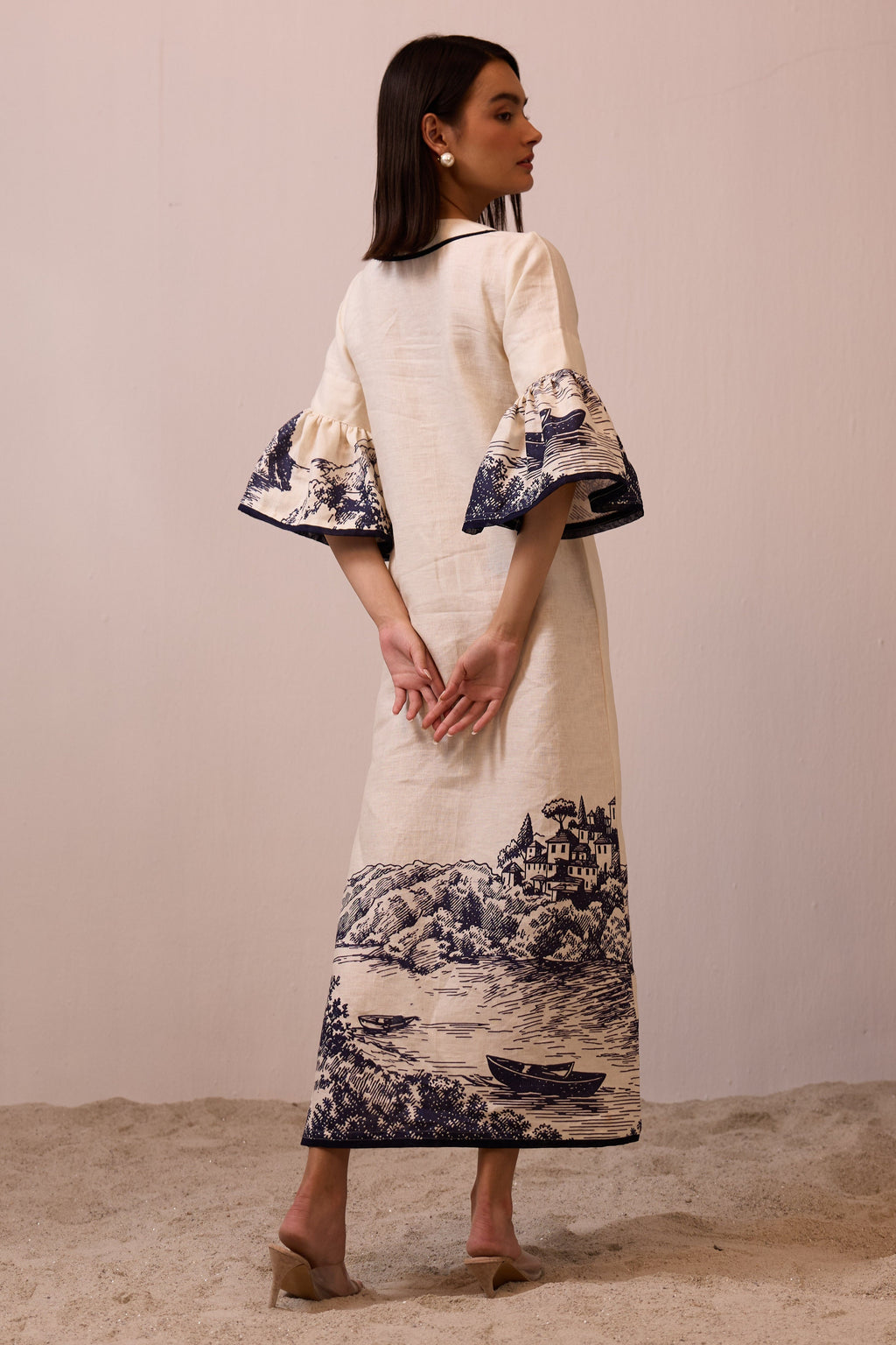 Cloche Linen Dress