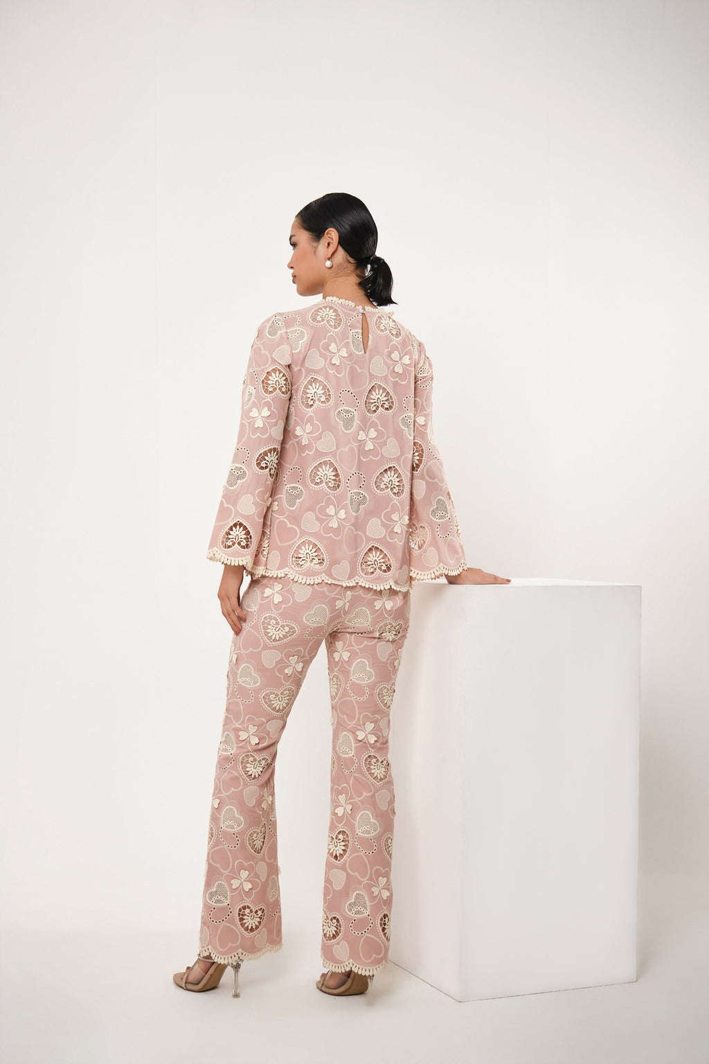 Eshq Heart Embroidered Set