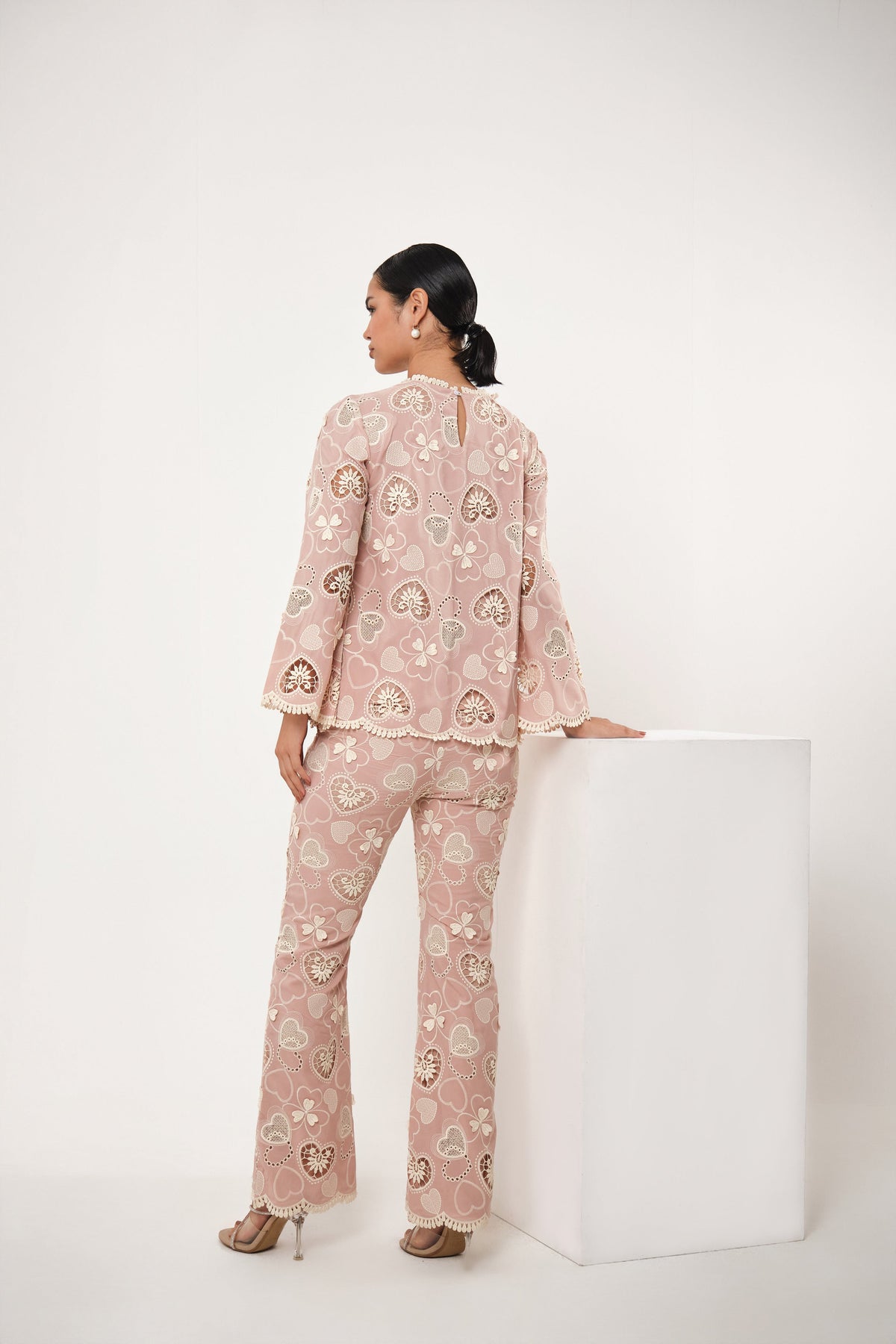 Eshq Heart Embroidered Set