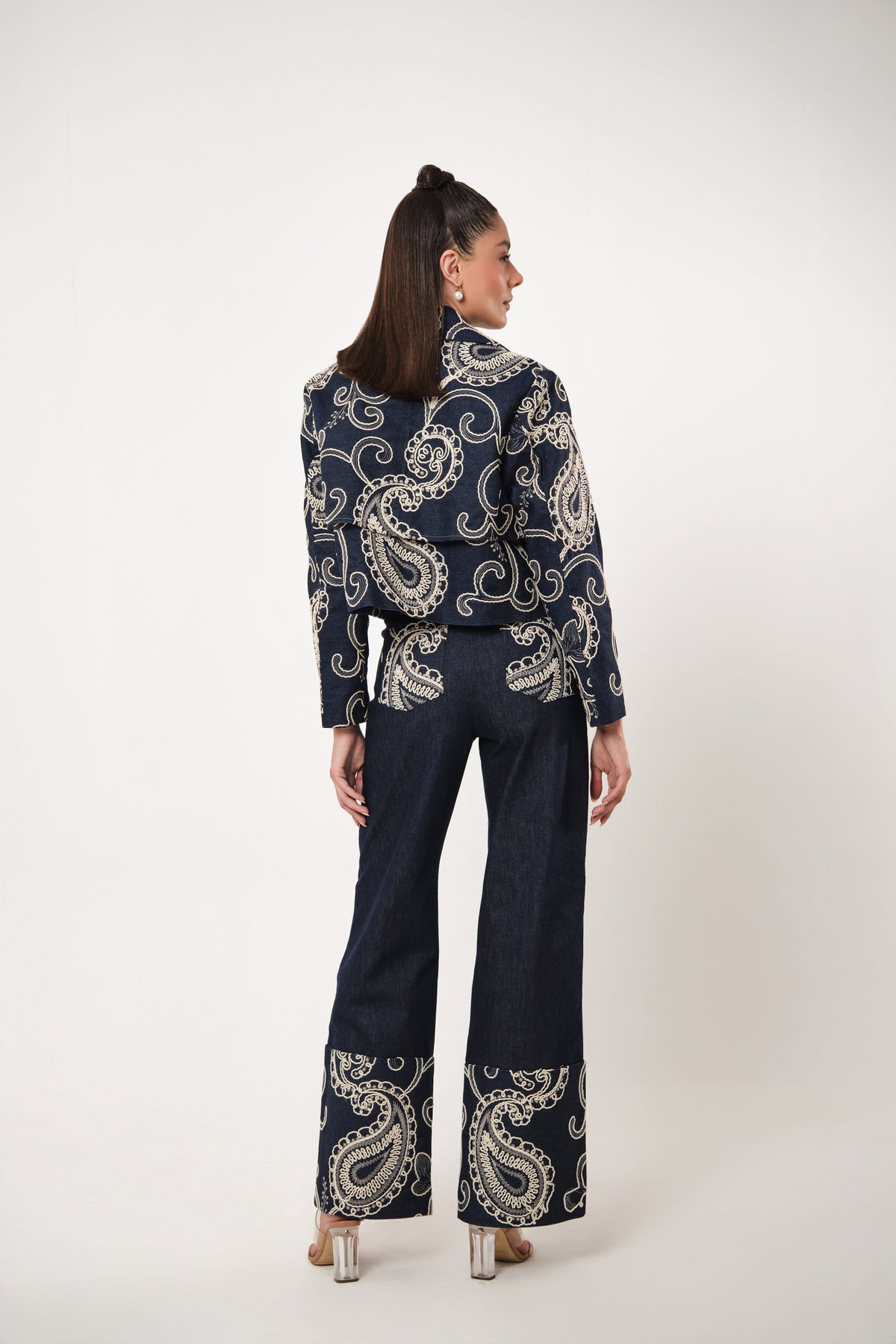 Gia Boteh Embroidered Jeans
