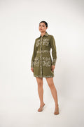 Tana Embroidered Shirt Dress