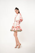 Pia Floral Linen Dress