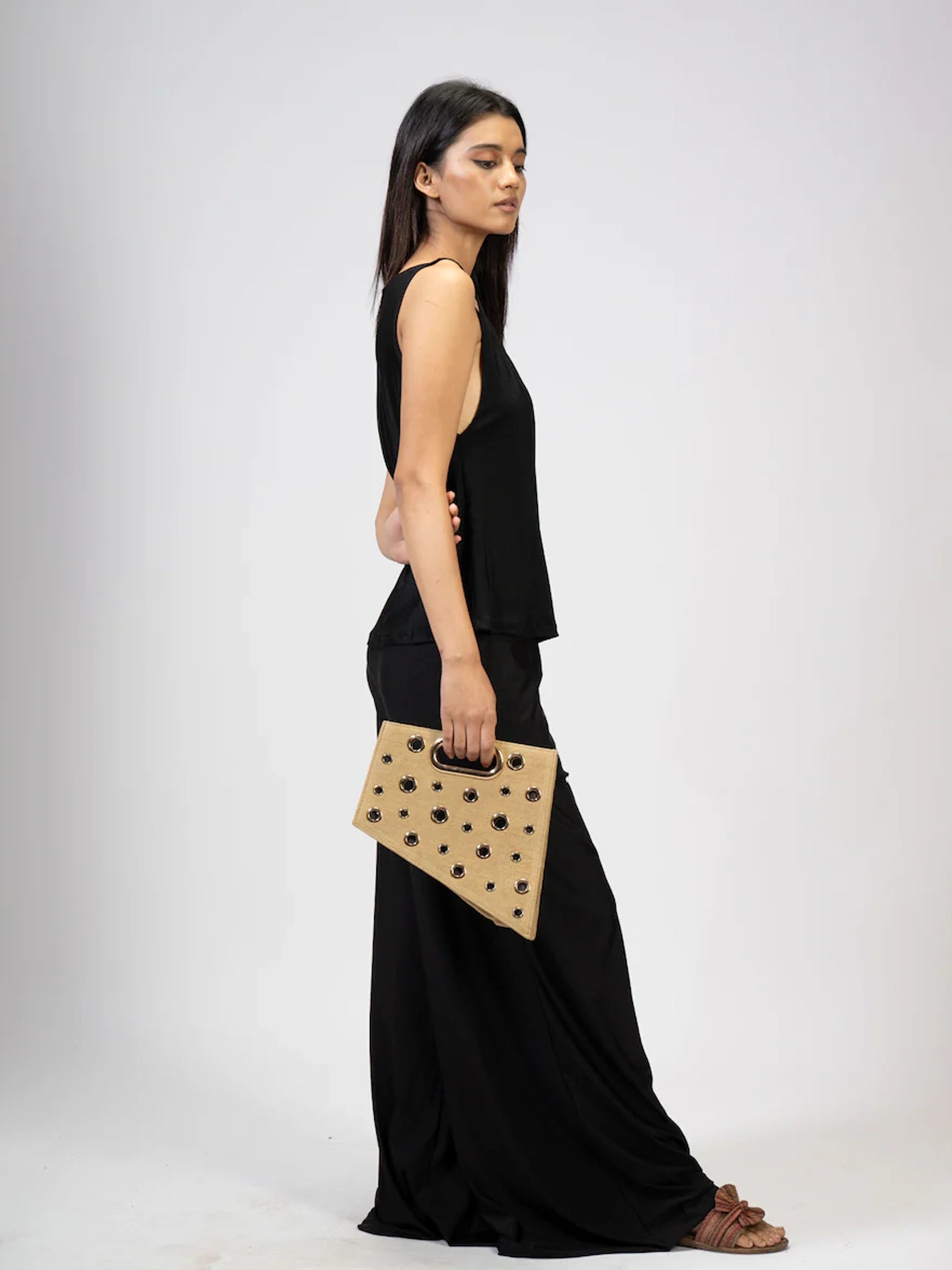 Wheat Maxi Quad Clutch