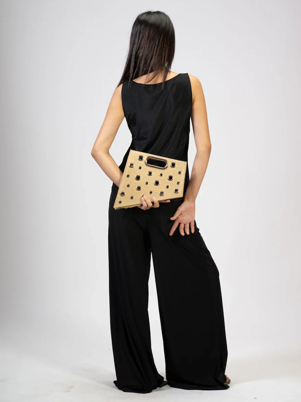 Wheat Maxi Quad Clutch