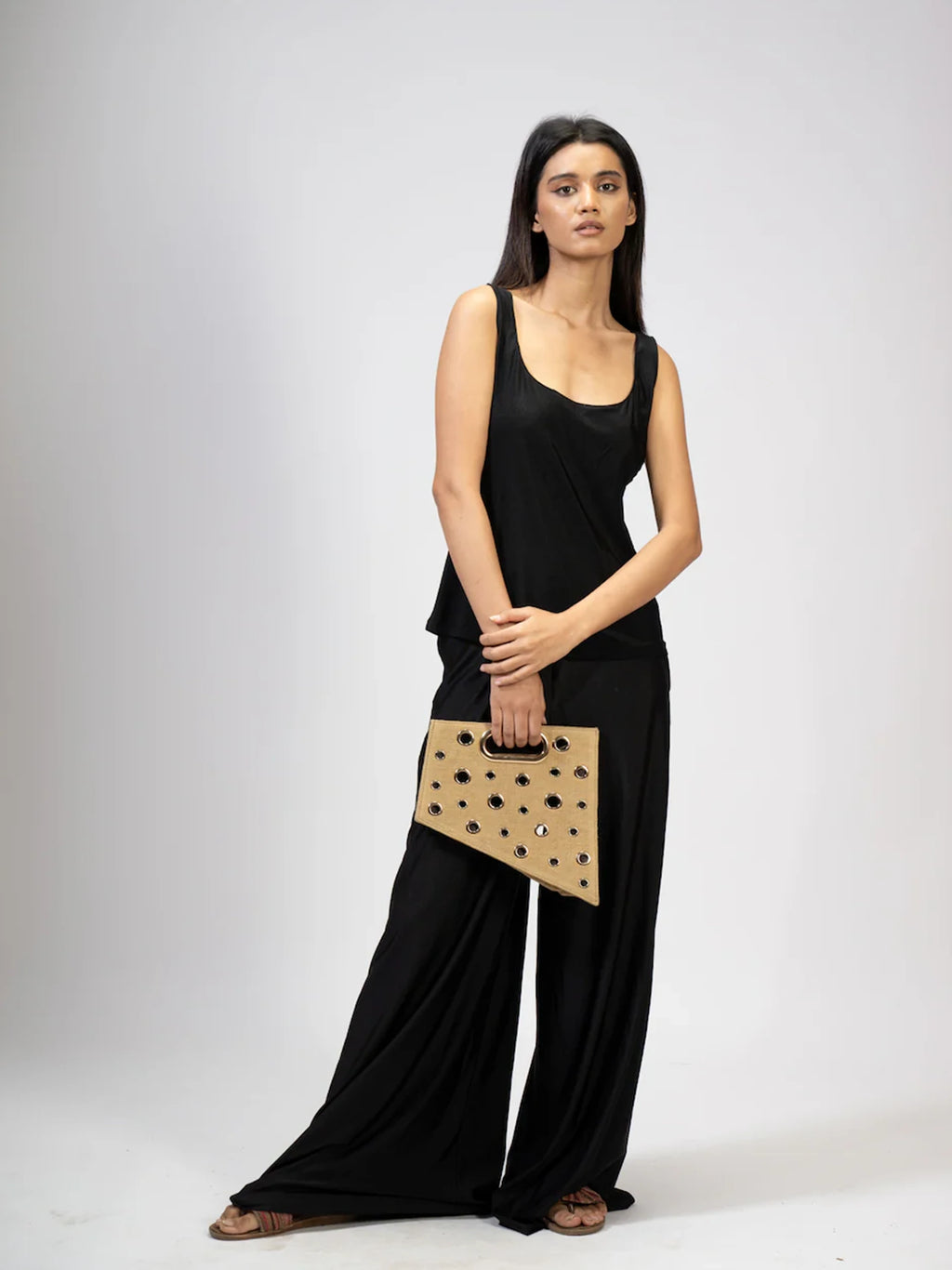 Wheat Maxi Quad Clutch