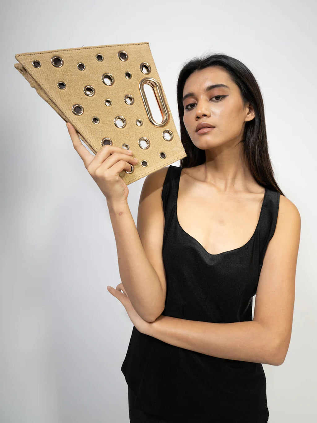 Wheat Maxi Quad Clutch