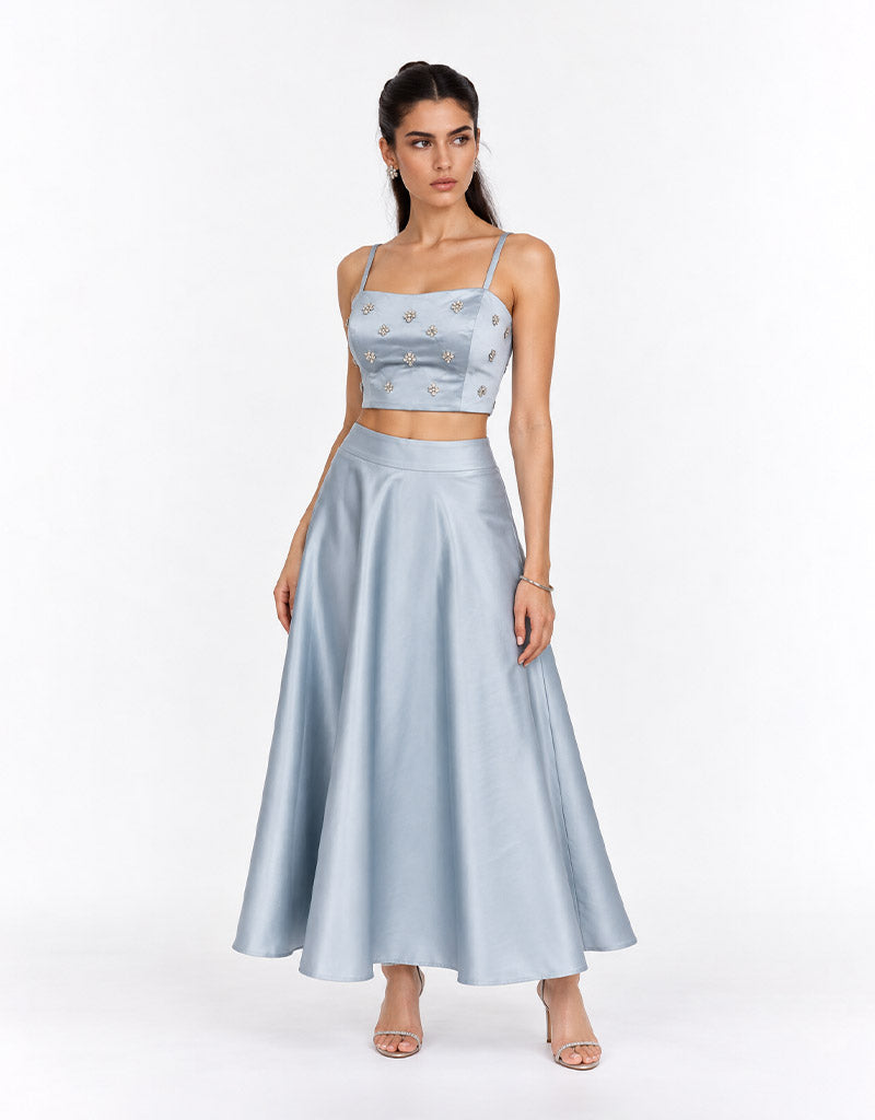 Skyfall Royale Satin Set — view 1