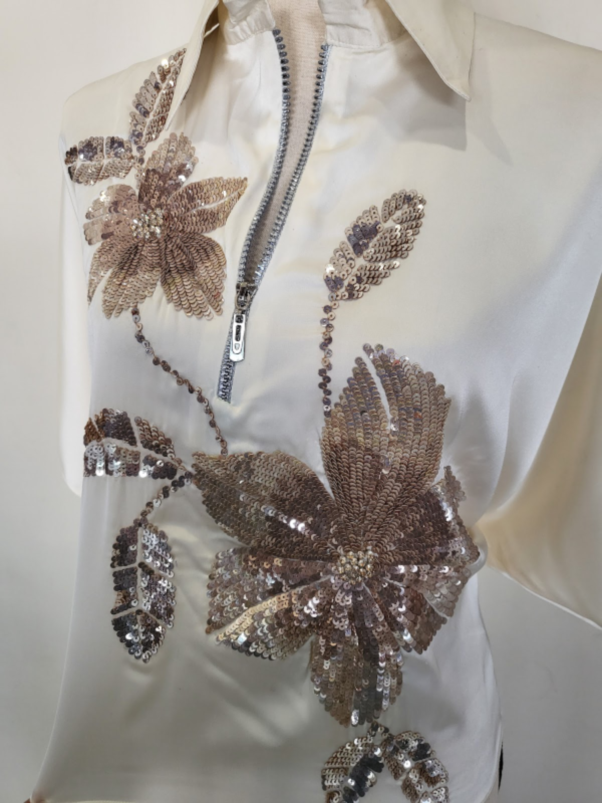 Bronze Daisy Satin Top